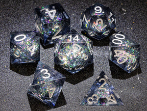 "Glam Rocks" Liquid Dice Set