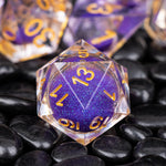 "Violet Sands" Liquid Dice Set