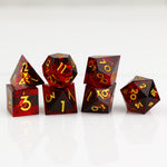 "Ruby Hoard" Dice Set