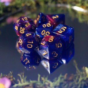 "Blueberry Pie" Dice Set